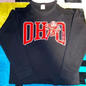 Ohio State University off the shoulder shirt